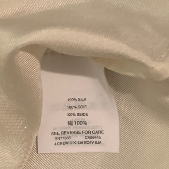J Crew Womens Size 2 Sleveless Silk Blouse - Picture 3 of 4